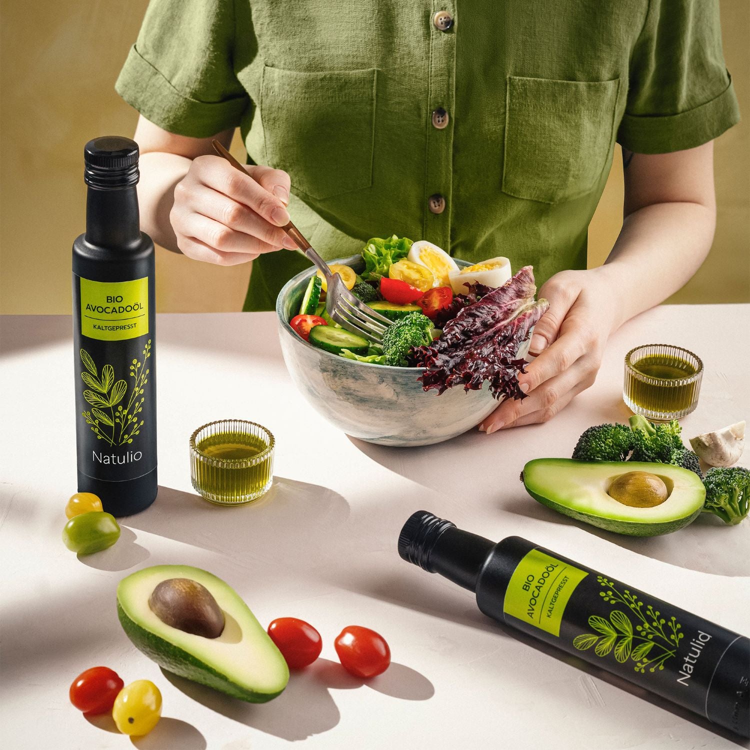 Avocadoöl für den Salat