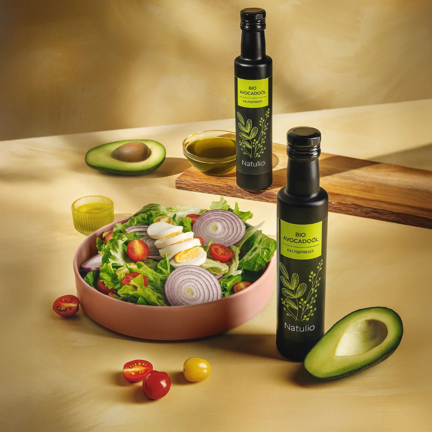 Avocadoöl im Salat