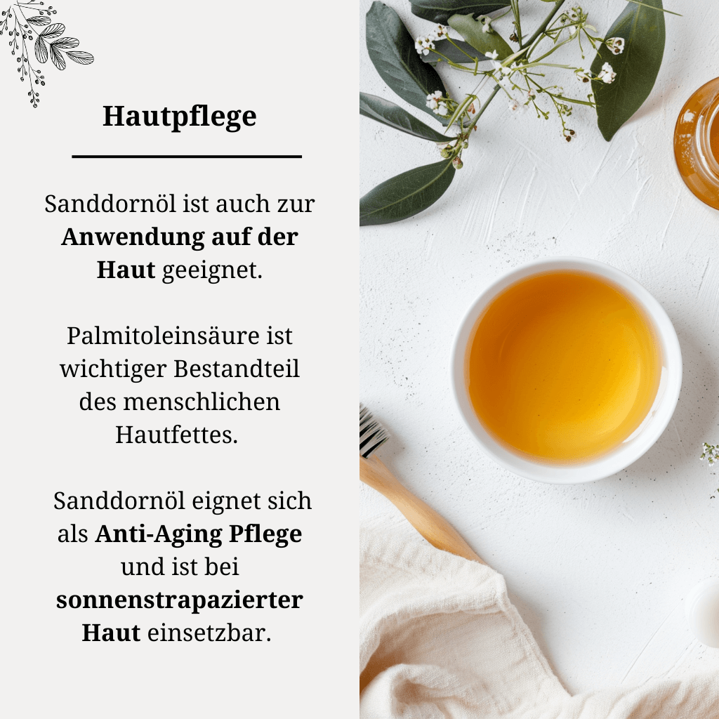 Sanddornöl Hautpflege