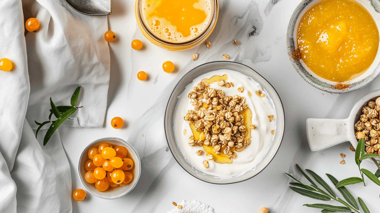 Sanddornöl im Müsli