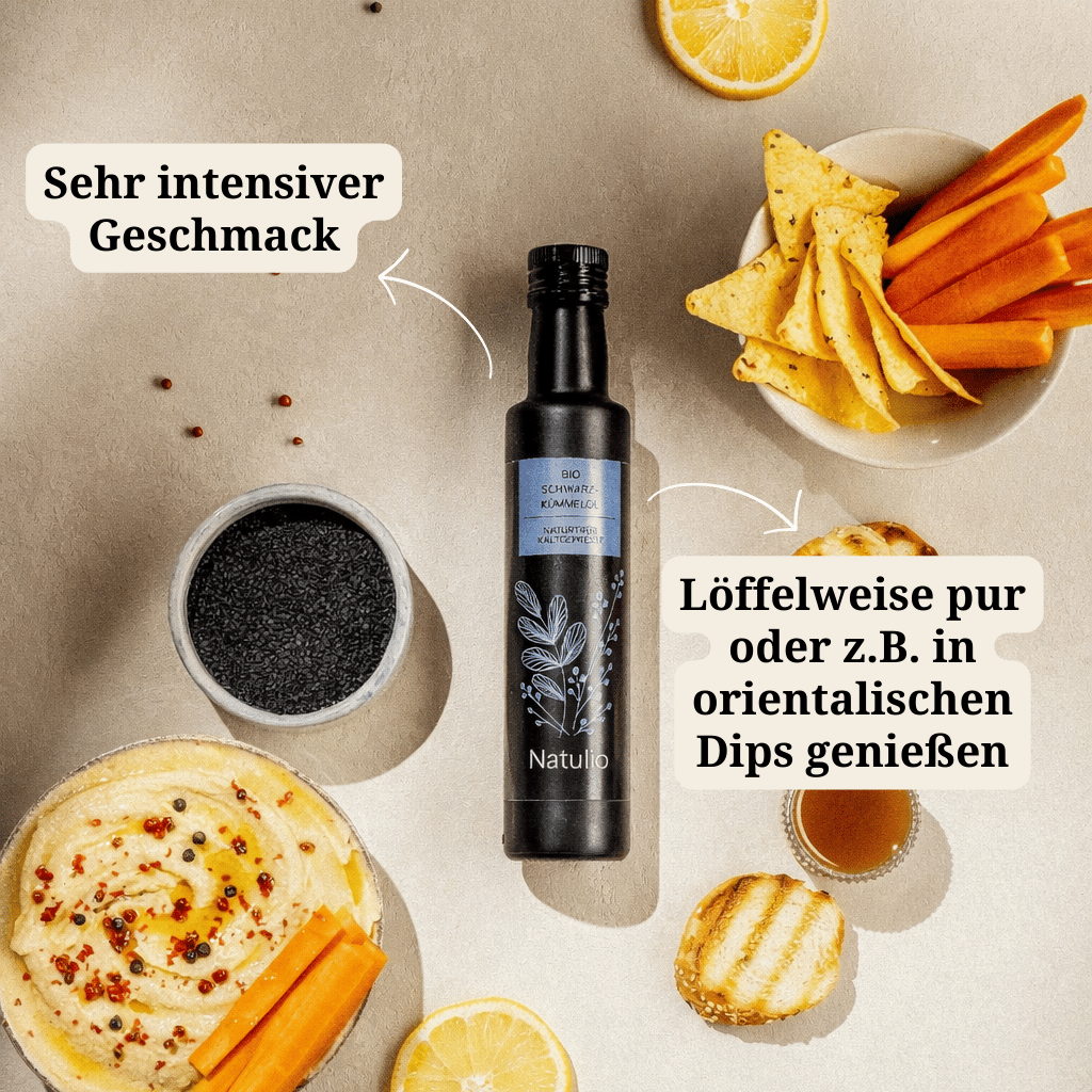 Bio Schwarzkümmelöl kaltgepresst