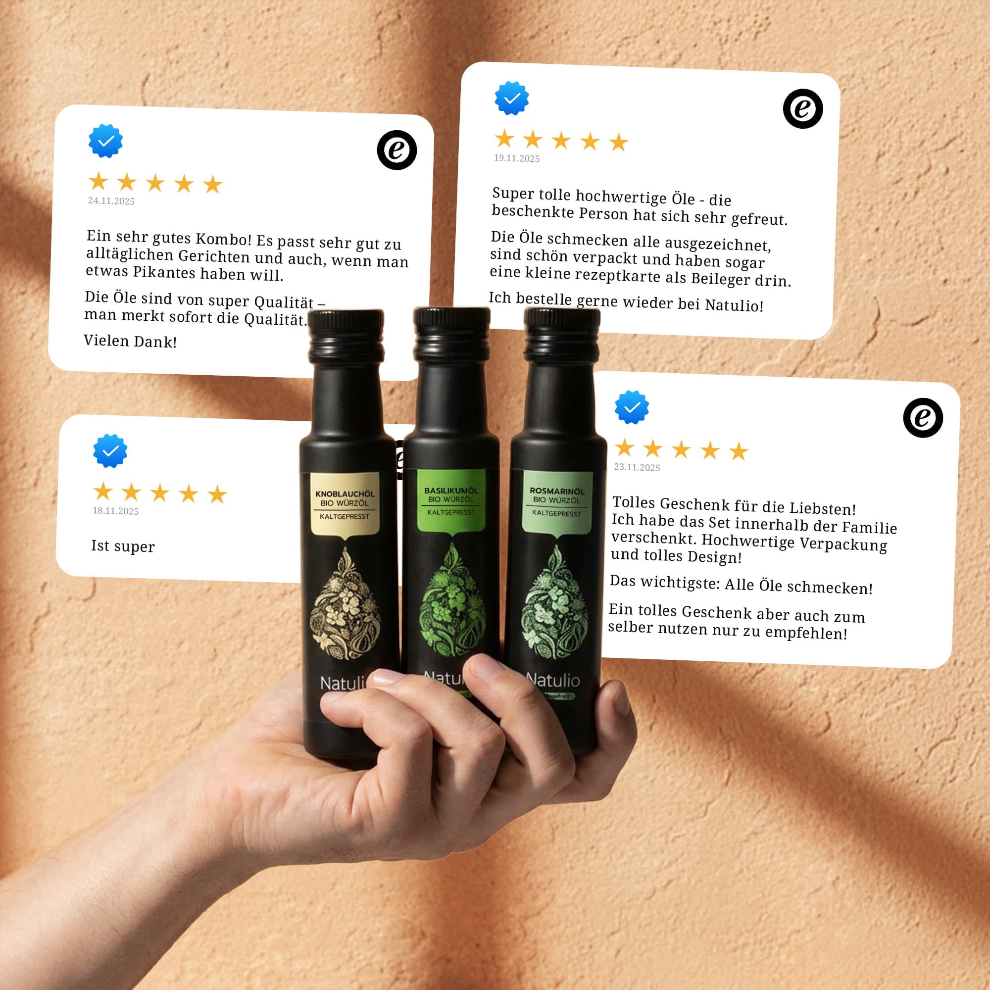 Bio Kräuter Trio Geschenkset