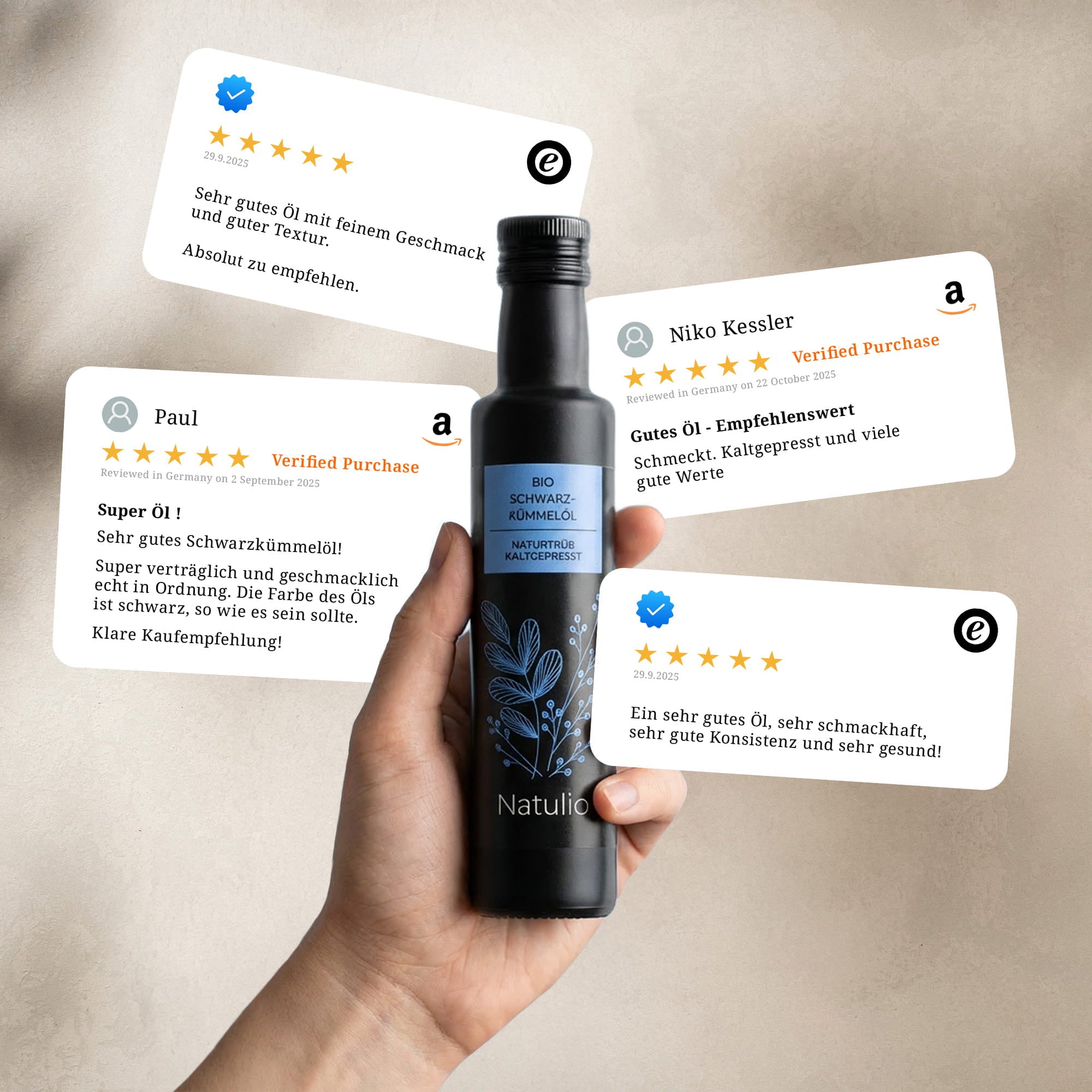 Bio Schwarzkümmelöl kaltgepresst