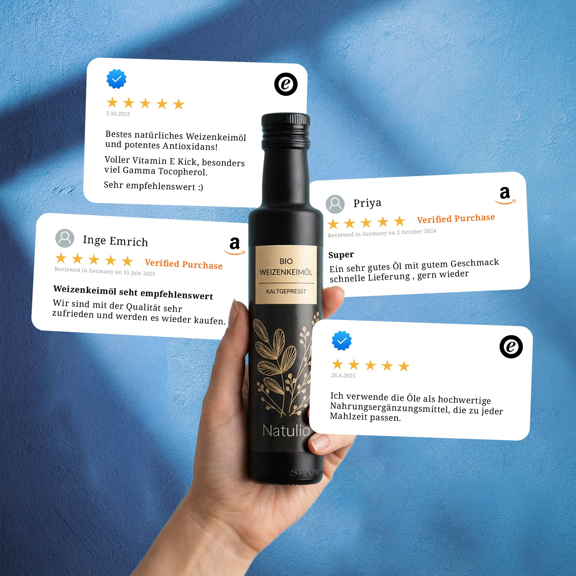 Bio Weizenkeimöl kaltgepresst