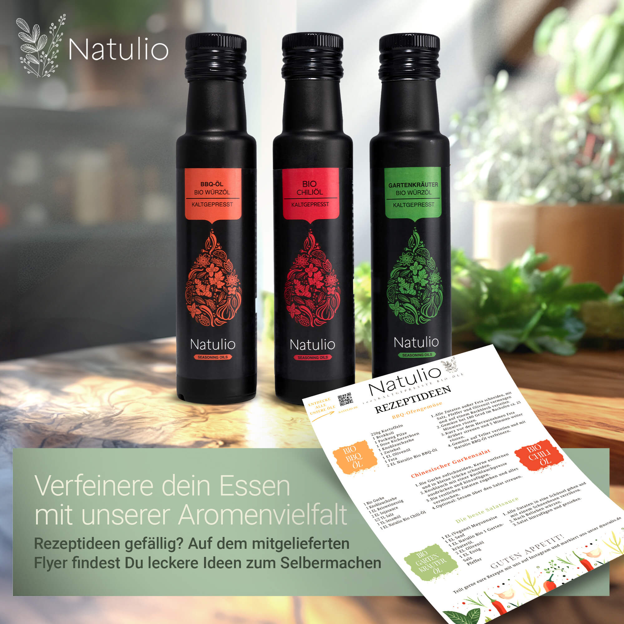 Geschenkset Gourmet Gewürzöl Aromavielfalt