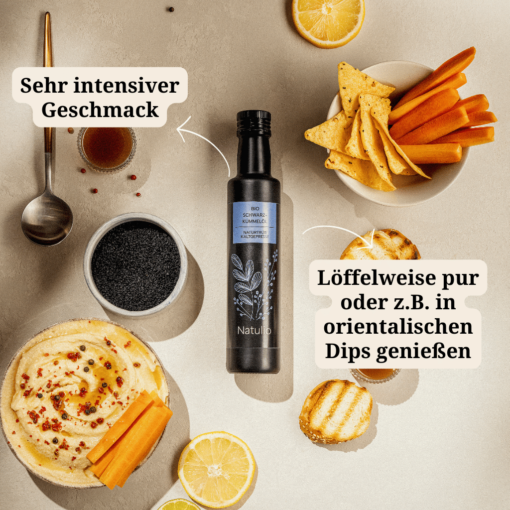Bio Schwarzkümmelöl kaltgepresst